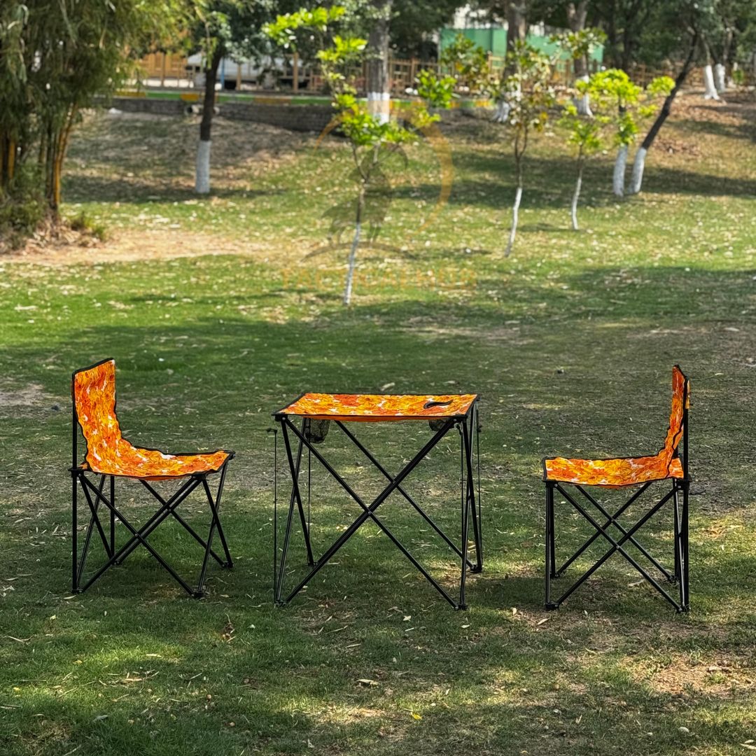 Foldable Chairs with Table set for Outdoor - Camping