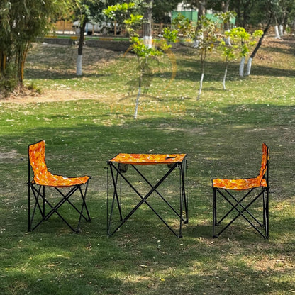 Foldable Chairs with Table set for Outdoor - Camping
