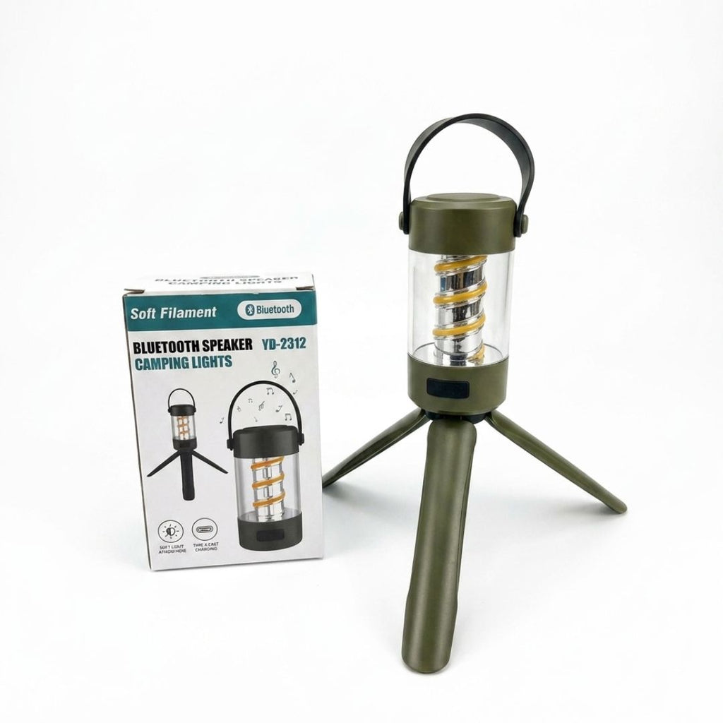 All-in-One Camping Light and Wireless Speaker for Outdoor Adventures