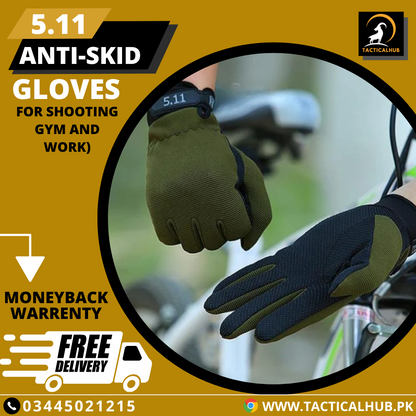 Anti Skid 5.11 Stylish Tactical Gloves