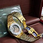 AUDEMARS PIGUET ROYAL OAK FULL ROSE GOLD BLUE DIAL