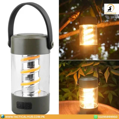 All-in-One Camping Light and Wireless Speaker for Outdoor Adventures