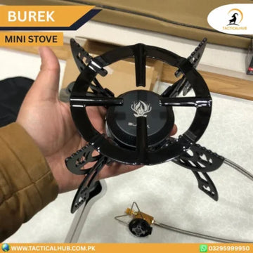 BUREK 3800W Ultra-Light Camping Stove | Foldable Portable Gas Burner for Hiking, Backpacking & Picnics