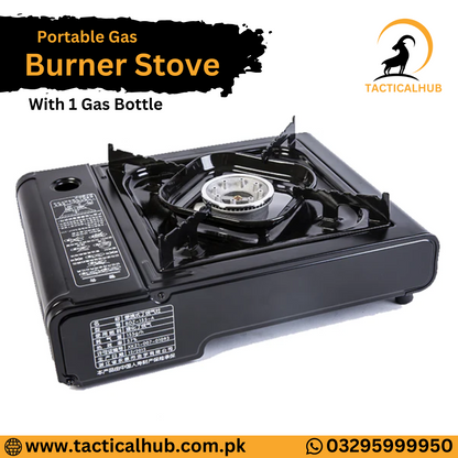 Portable Gas Burner Stove With 1 Gas Bottle