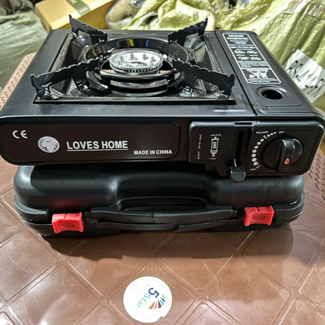 Portable Gas Burner Stove With 1 Gas Bottle