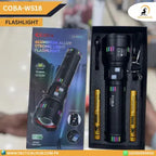 COBA CB-W518 High-Power Aluminum Alloy LED Torch | Rechargeable Outdoor Flashlight