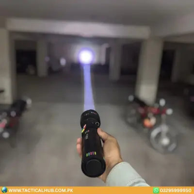 COBA CB-W518 High-Power Aluminum Alloy LED Torch | Rechargeable Outdoor Flashlight