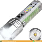 COBA Professional Rechargeable Flashlight – USB Powered High Intensity LED Torch