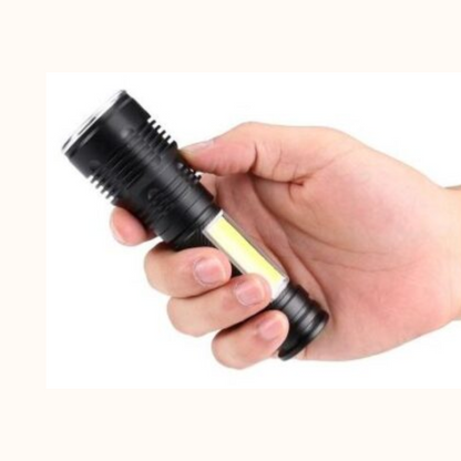 Portable XM-L T6 COB LED Flashlight