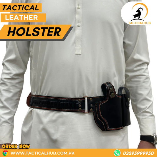 GENUINE LEATHER BELT HOLSTER