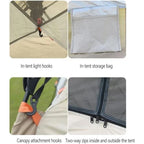 Double Layer Automatic Quick Opening Camping Tent - 4 to 6 person