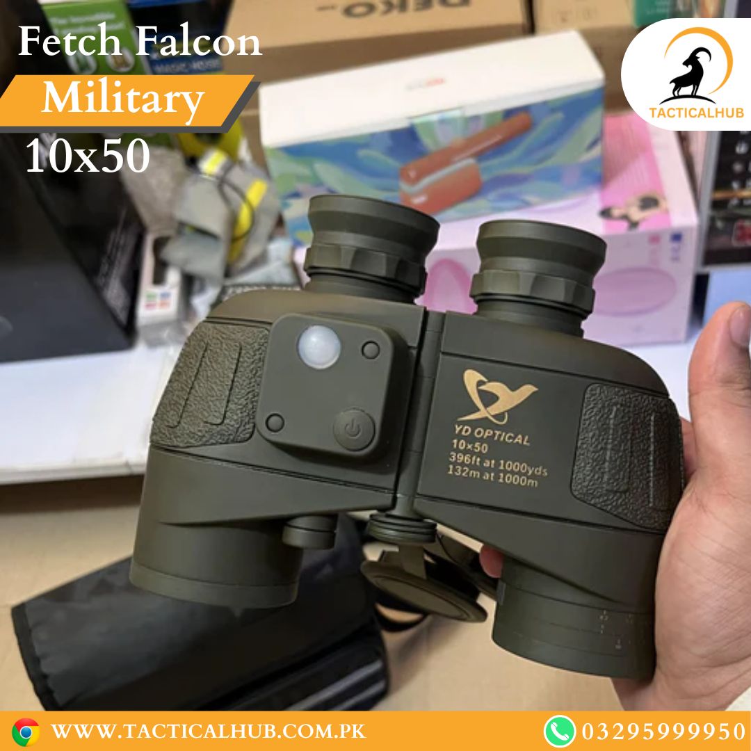 YD 10x50 Fetch Falcon Binocular - Rangefinder