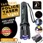 Flashlight Taser With Laser Pointer
