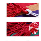 Garden Hammock Striped - Swing with Strong Rope