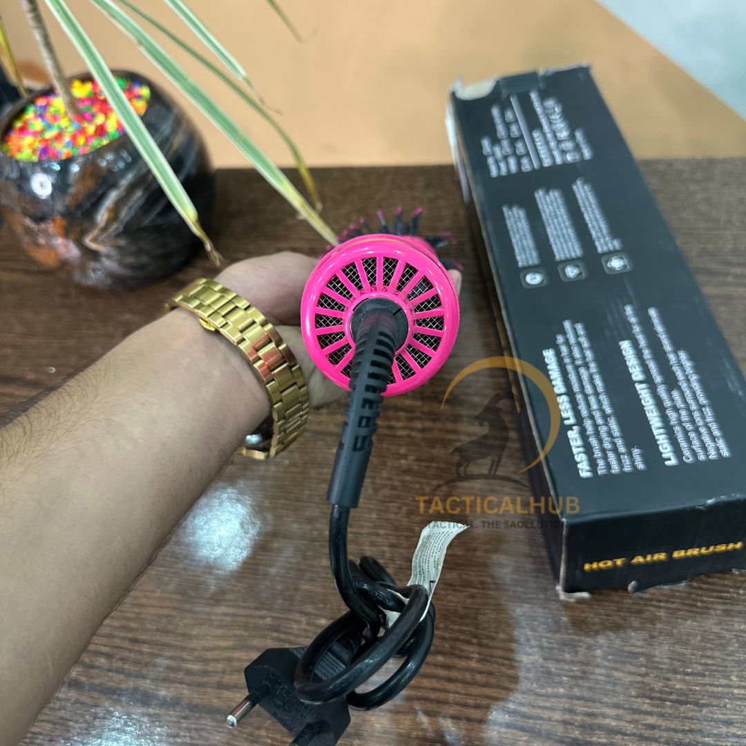 Hot Air Blower Brush For Hair Drying - Styling