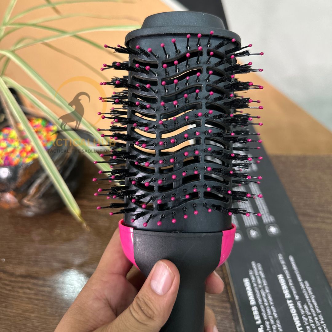 Hot Air Blower Brush For Hair Drying - Styling