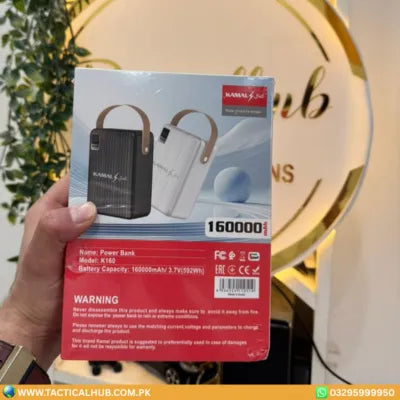 Kamal 160,000 mAh Advanced Power Bank