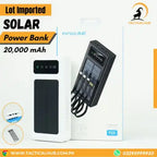 Solar Power Bank 20000mAh - Lot Imported