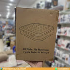 Luxury Inflatable Air Mattress – Built-in Pump for Quick Inflation