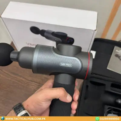 M9 Pro Professional Massage Gun – 6 Interchangeable Heads & Long Battery Life