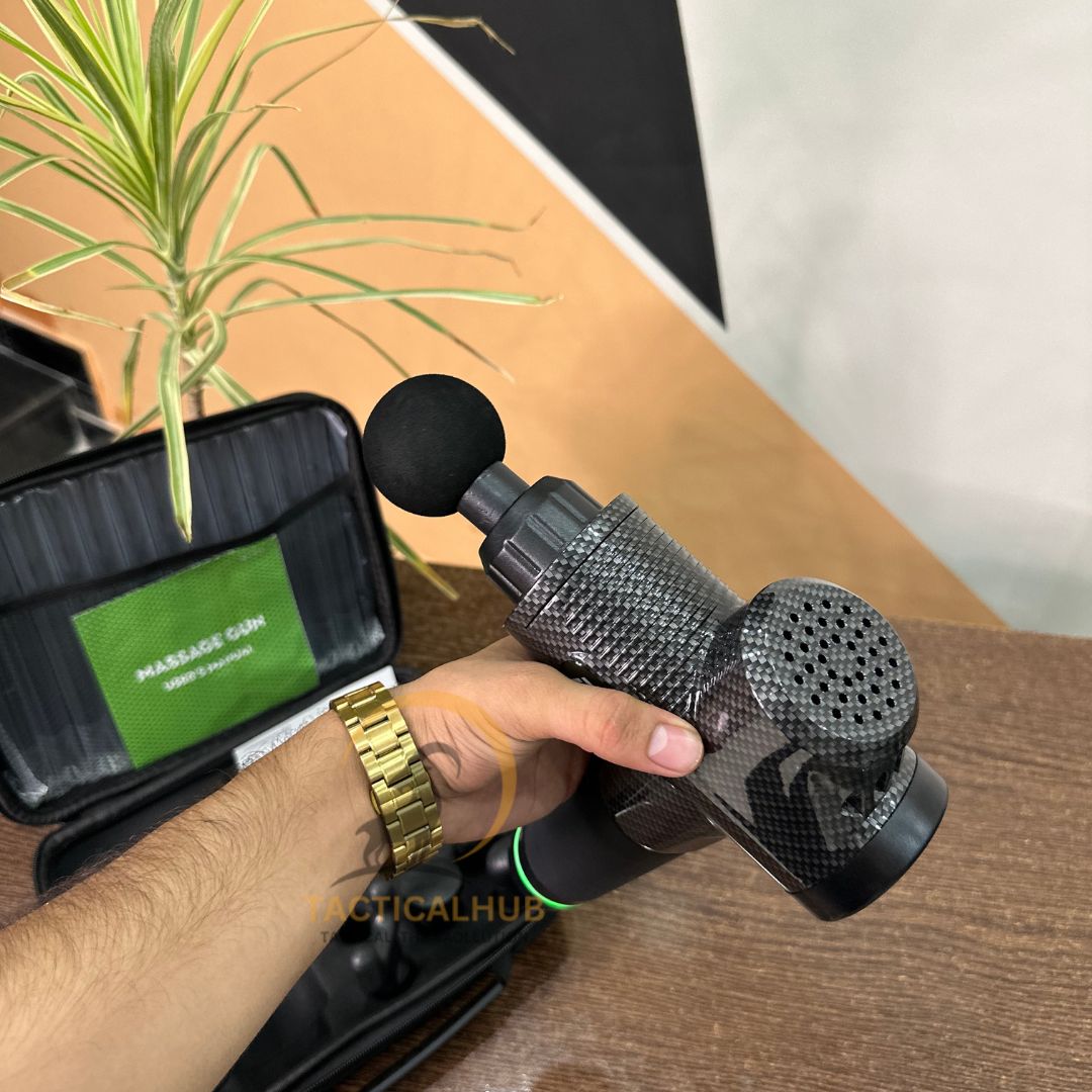 Speed Massage Gun - LCD Carbon Fibre