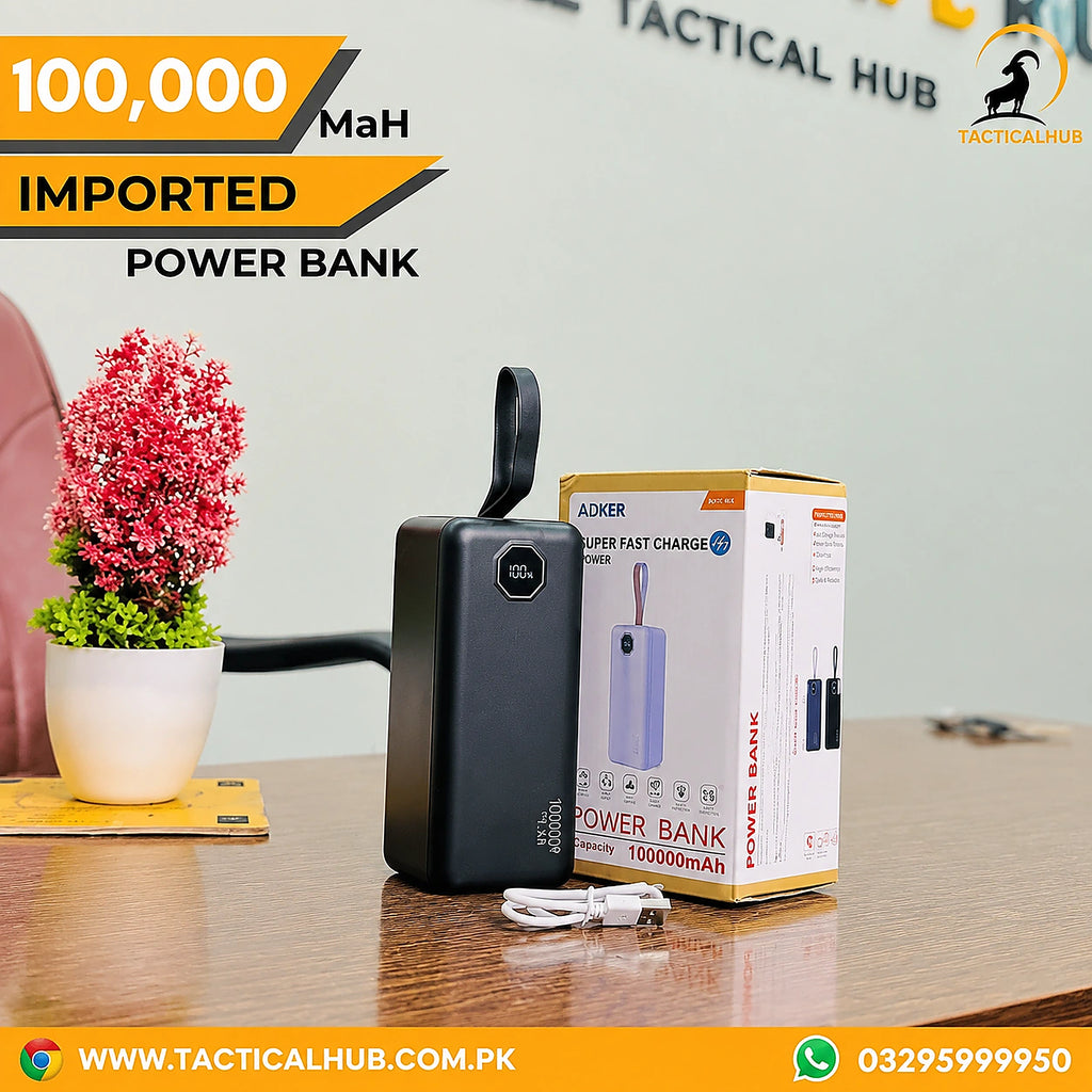 100 000 mah Power Bank - Super Fast Charging