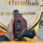 Premium-Grade Leather Pistol Pouch for Safe Carry