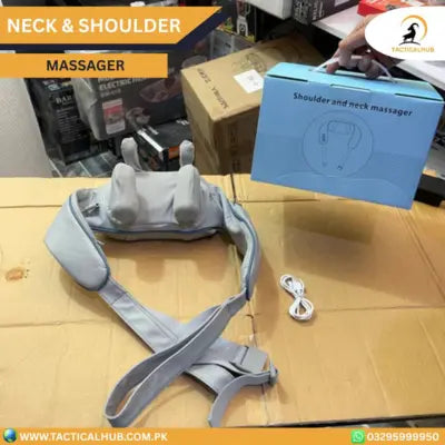 Premium Electric Neck & Shoulder Massager – Deep Tissue Heat Therapy for Pain Relief