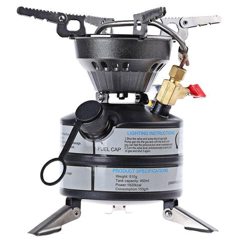 Tactical Gasoline Portable Stove | For Camping/Family