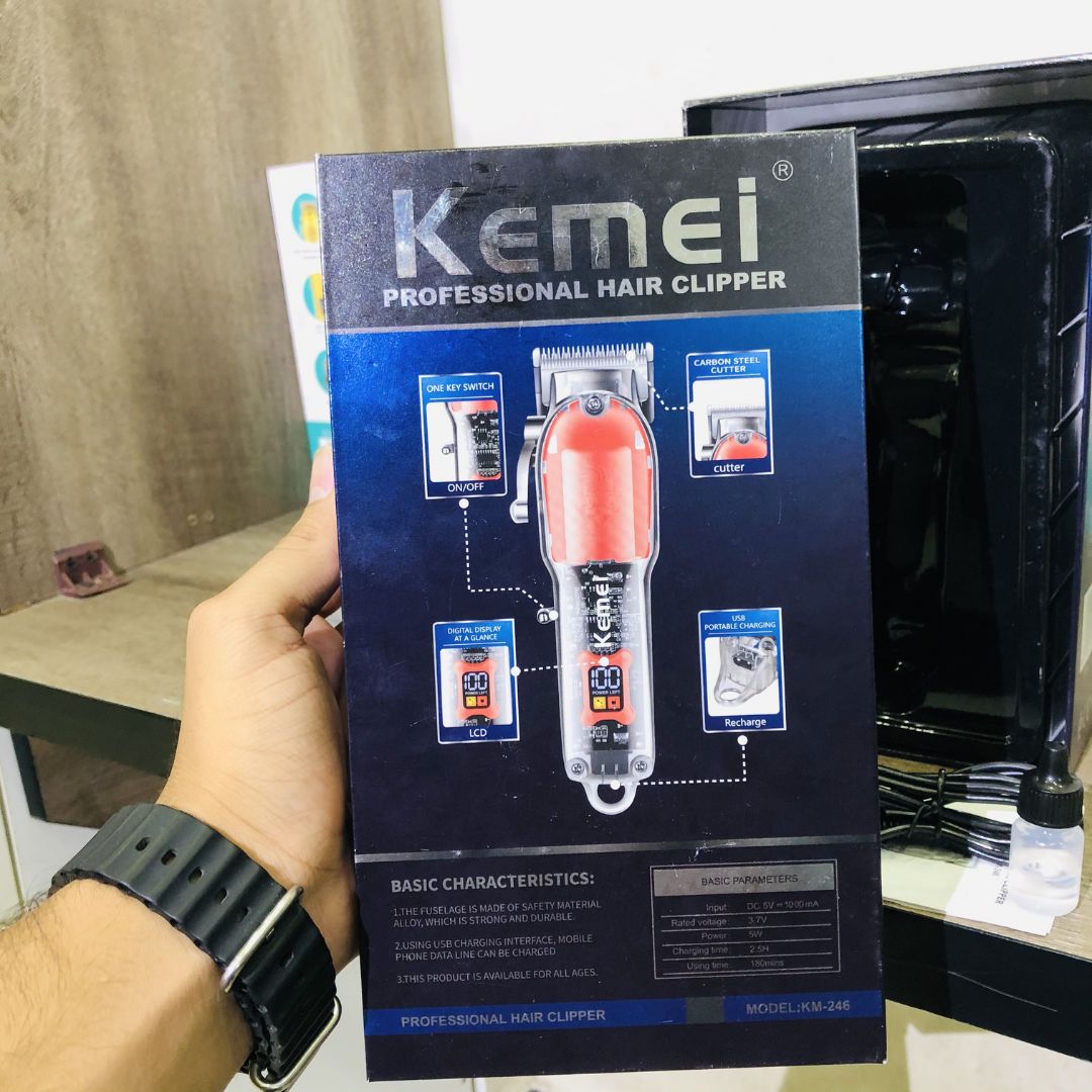 KM-246 LED Display Kemei Hair Clipper