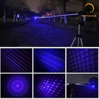 Tactical Sharp Laser Pointer with 5 Pattern Caps - 10Km Range
