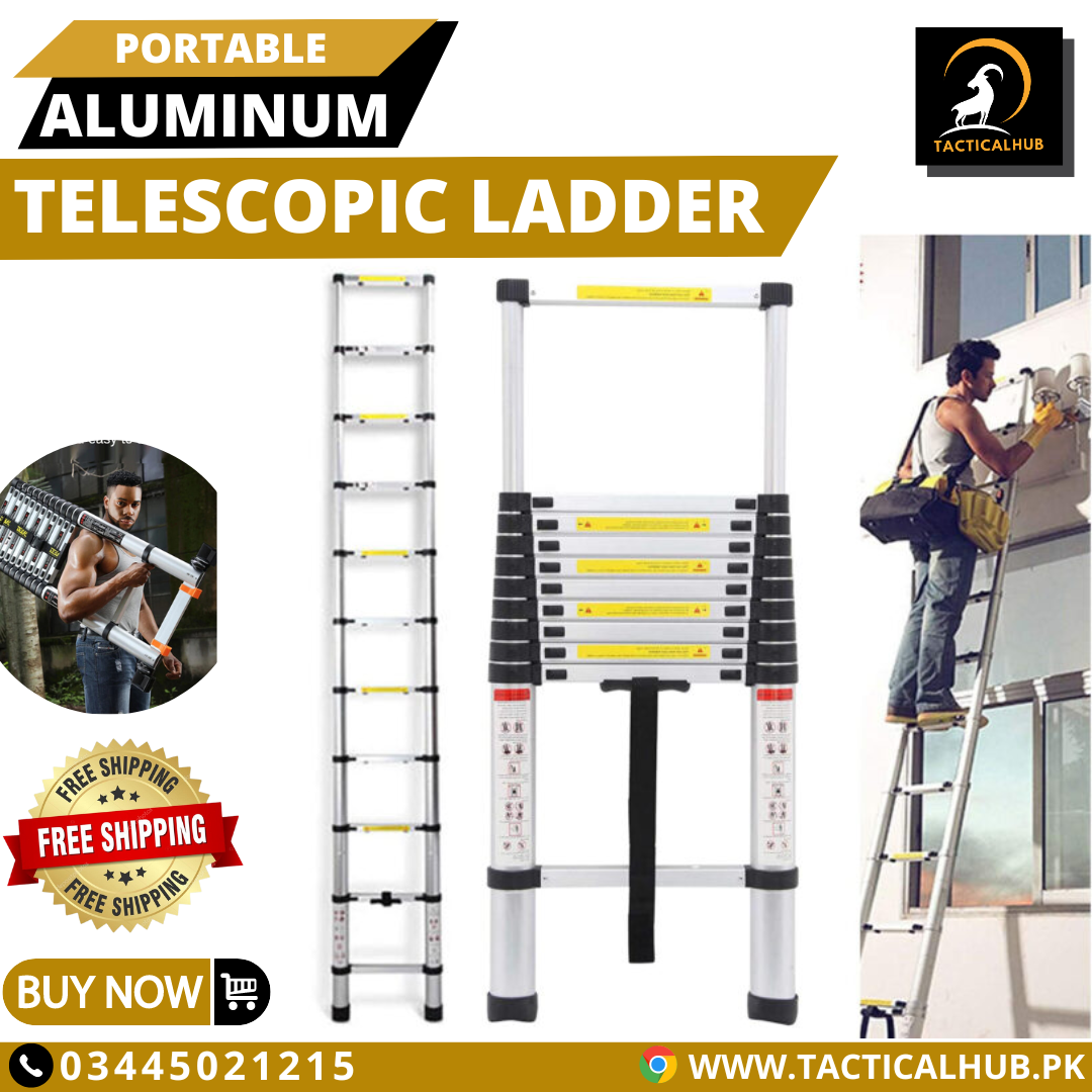 Portable Aluminum Telescopic Ladder