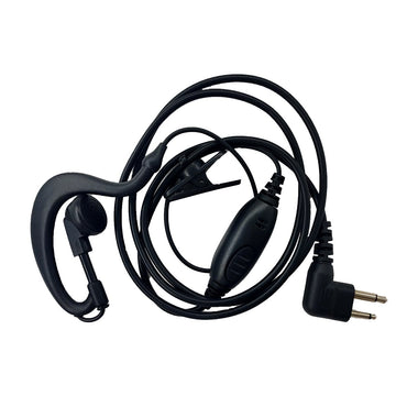 2-Pin Walkie Talkie Earpiece with PTT Mic (Pair)