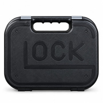 LOCK Hard Plastic Pistol Case with Carry Handle – Black