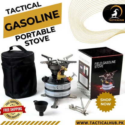 Tactical Gasoline Portable Stove | For Camping/Family