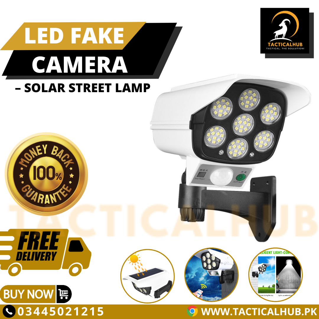 LED Fake Camera - Solar Street Lamp