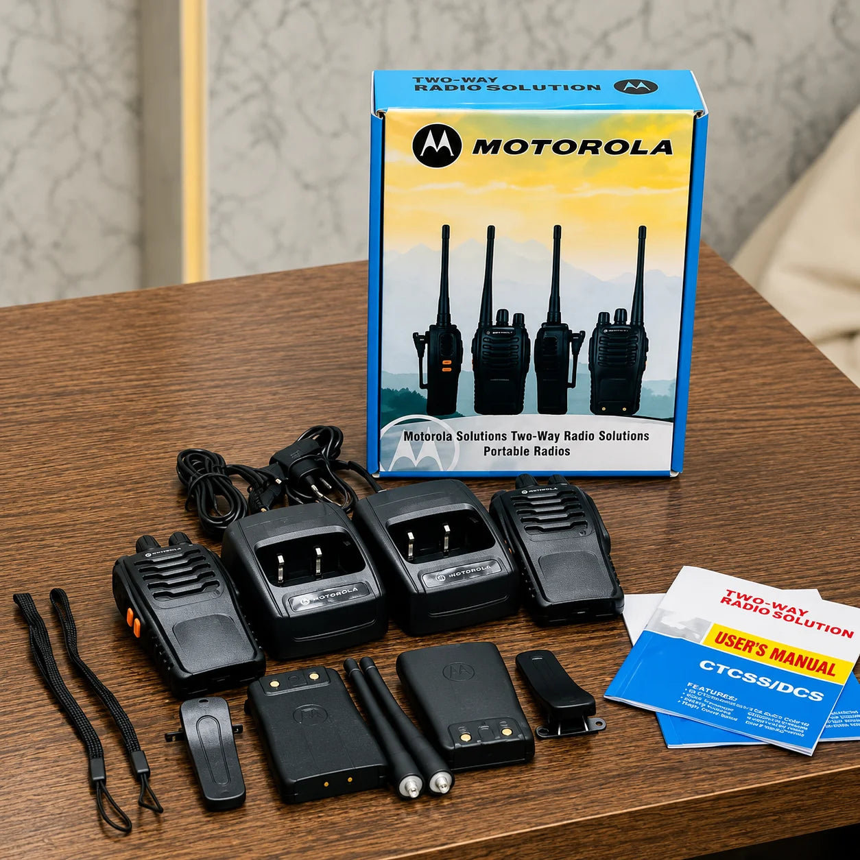 Motorola MT-918 Walkie Talkie - 2 to 4 KM Range