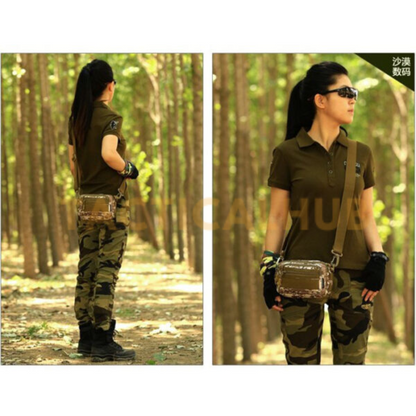 Multipurpose Handbag Men Tactical Molle Messenger Bag Waterproof