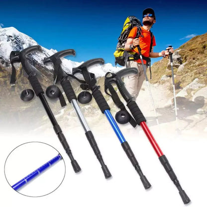 T-handle Hiking Stick with Torch