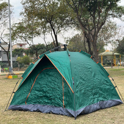 Double Layer Waterproof Outdoor Automatic Camping Tent - 4 person