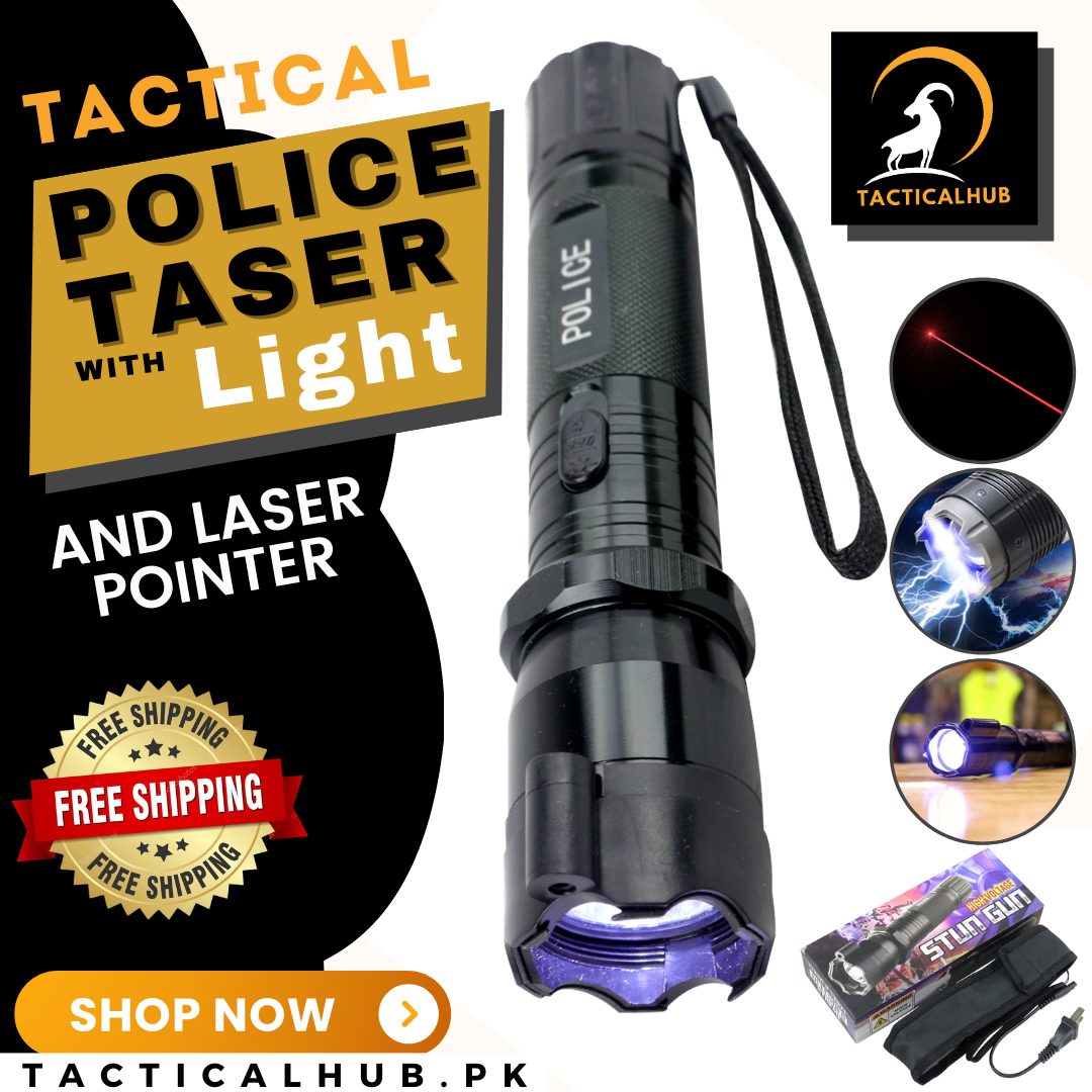 Flashlight Taser With Laser Pointer