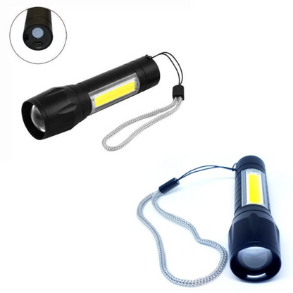 Rechargeable Handy Pocket Torch with Lamp