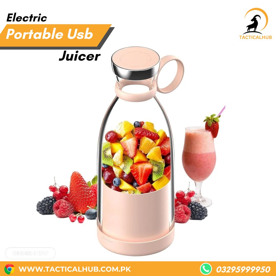 Electric Portable Usb Juicer Bottle Blender - 420 ml