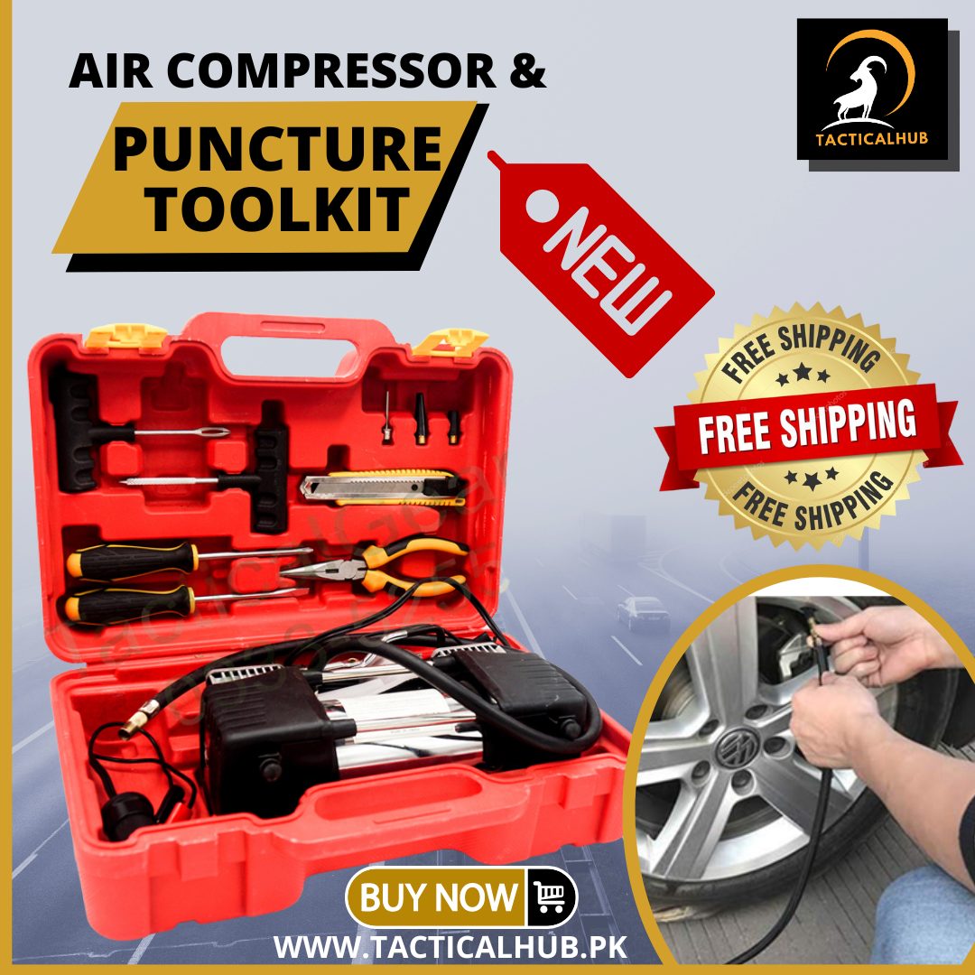 Air Compressor & Puncture ToolKit