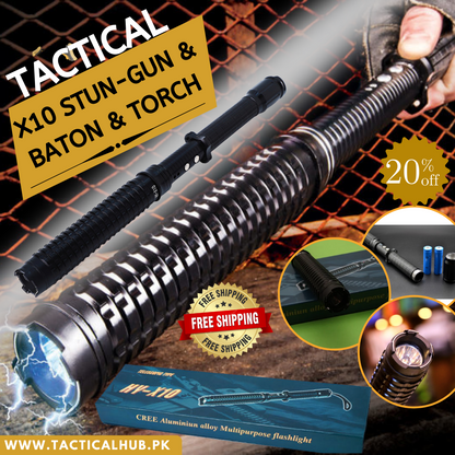 X10 Stun gun  + Torch