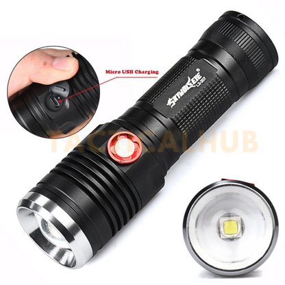 MX Power Rechargeable Flash Light Torch