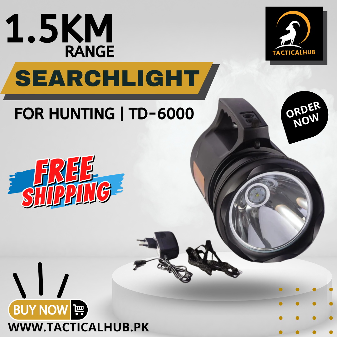 TD-6000 | 1.5km Range Tactical Searchlight